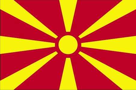 flag of macedonia