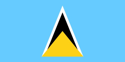 flag of saint lucia