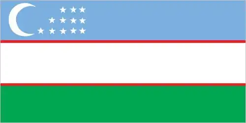 flag of uzbekistan