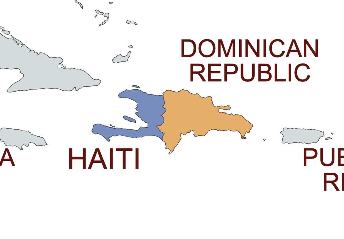 map of dominican republic
