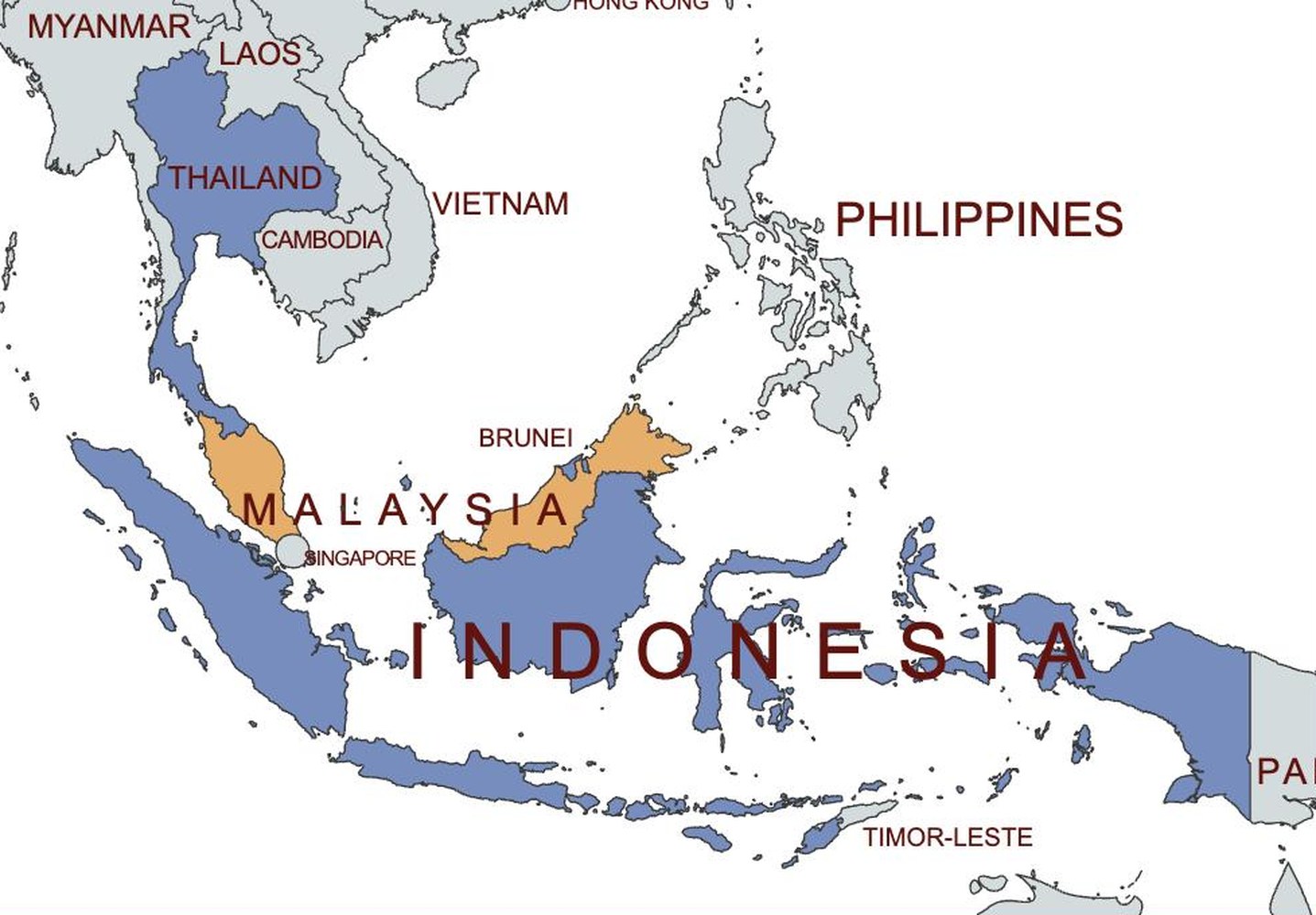 map of malaysia