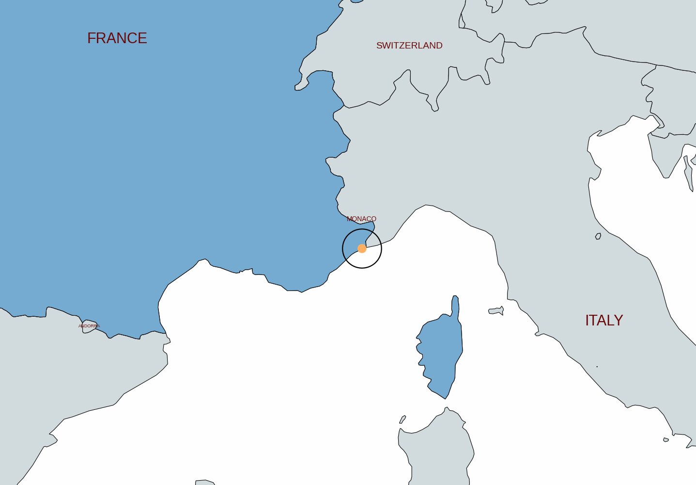map of monaco