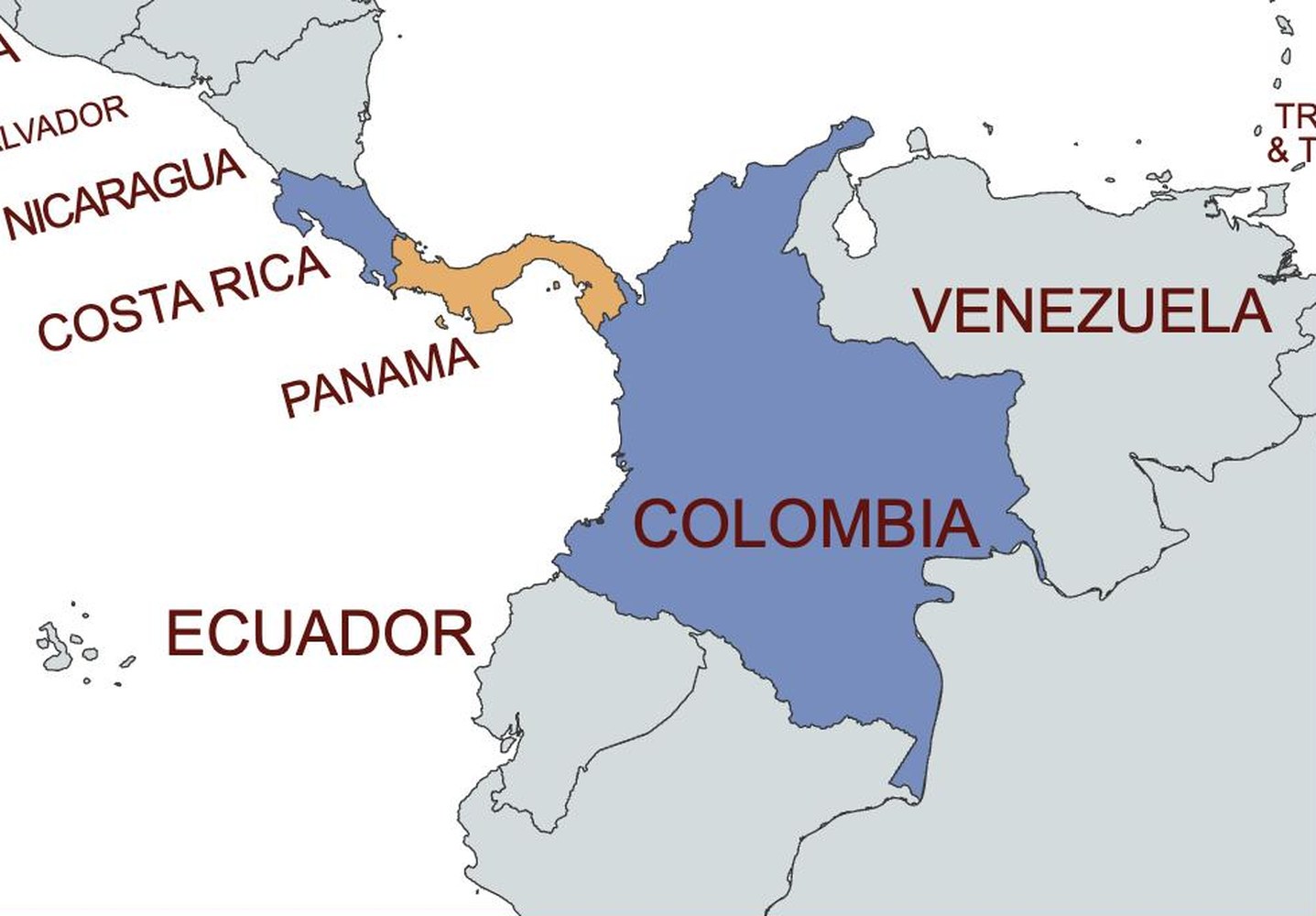 map of panama