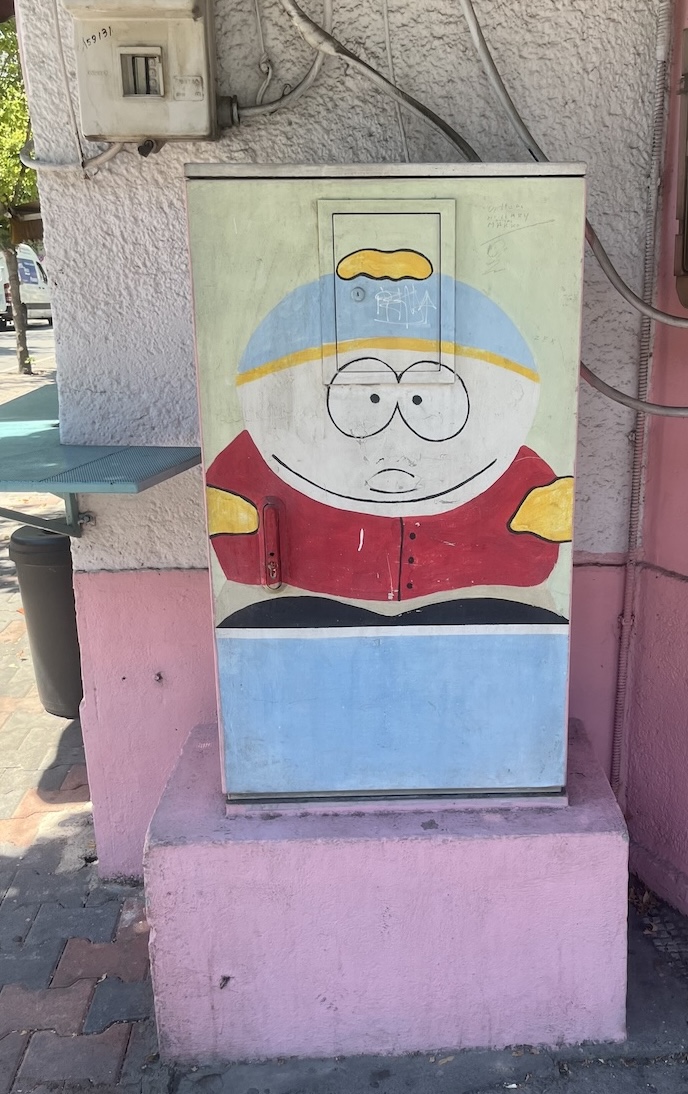 graffiti of eric cartman from south park