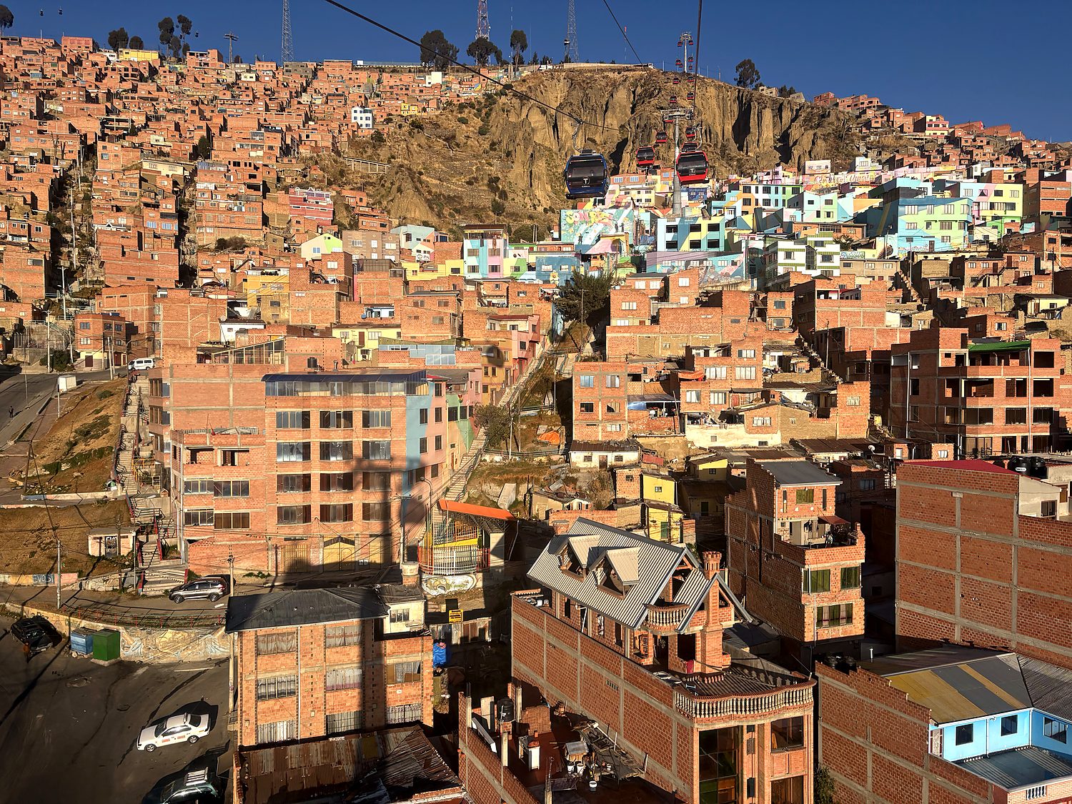 the cable cars of la paz