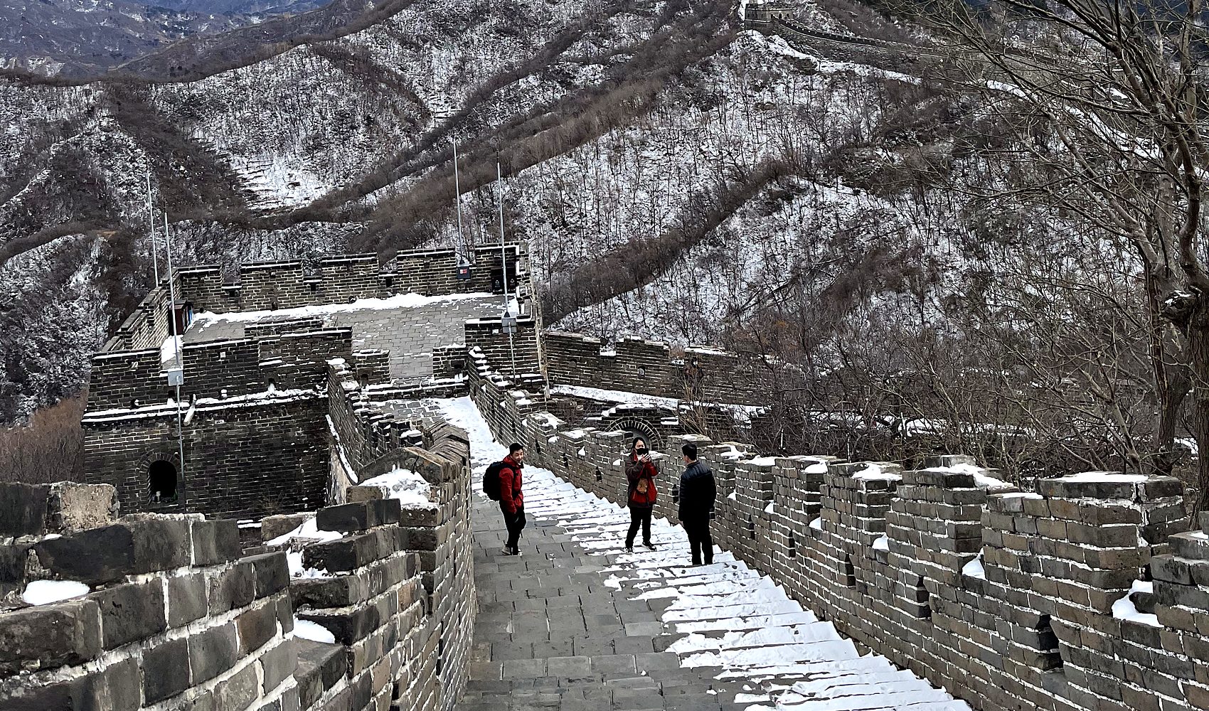 the great wall at mutianyu