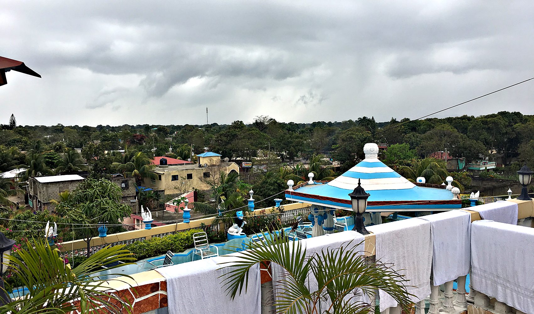 the rooftops of cap-haïtien at dusk