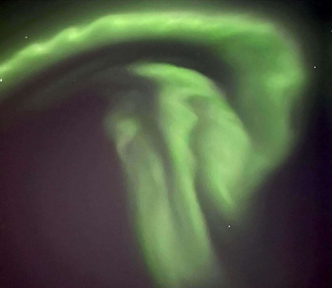 aurora borealis near tromso
