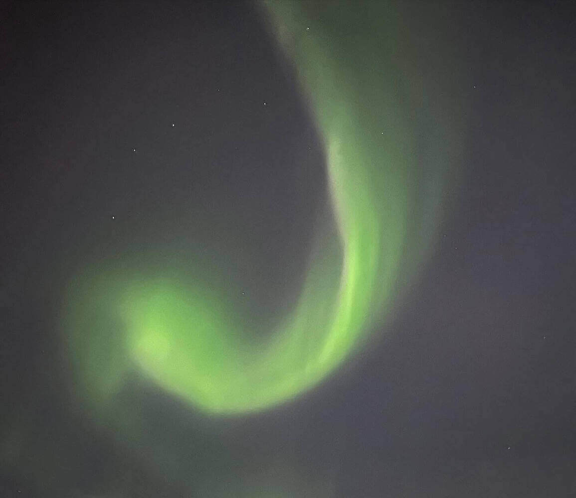 aurora borealis near tromso