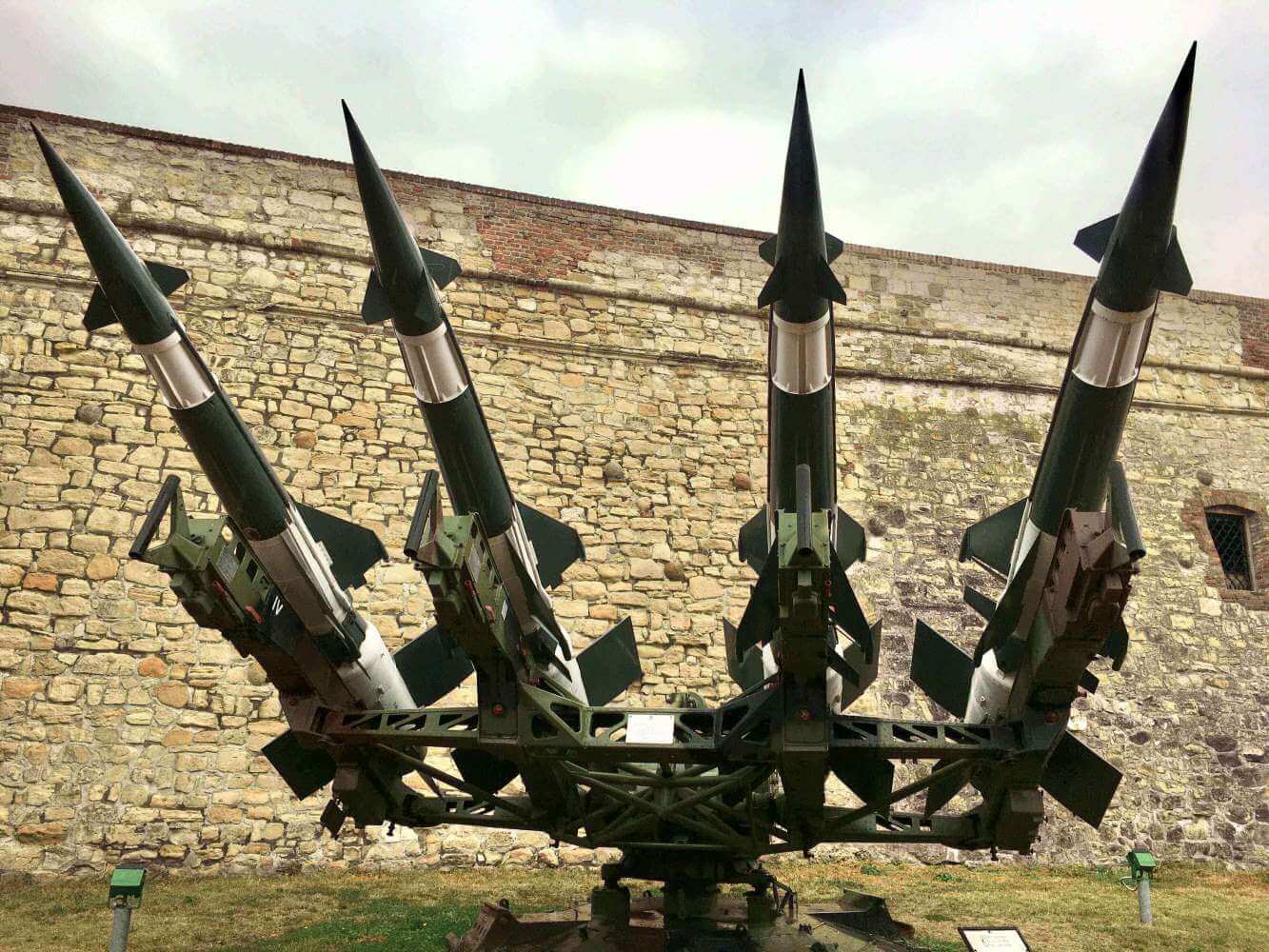 missile launcher at belgrade military museum