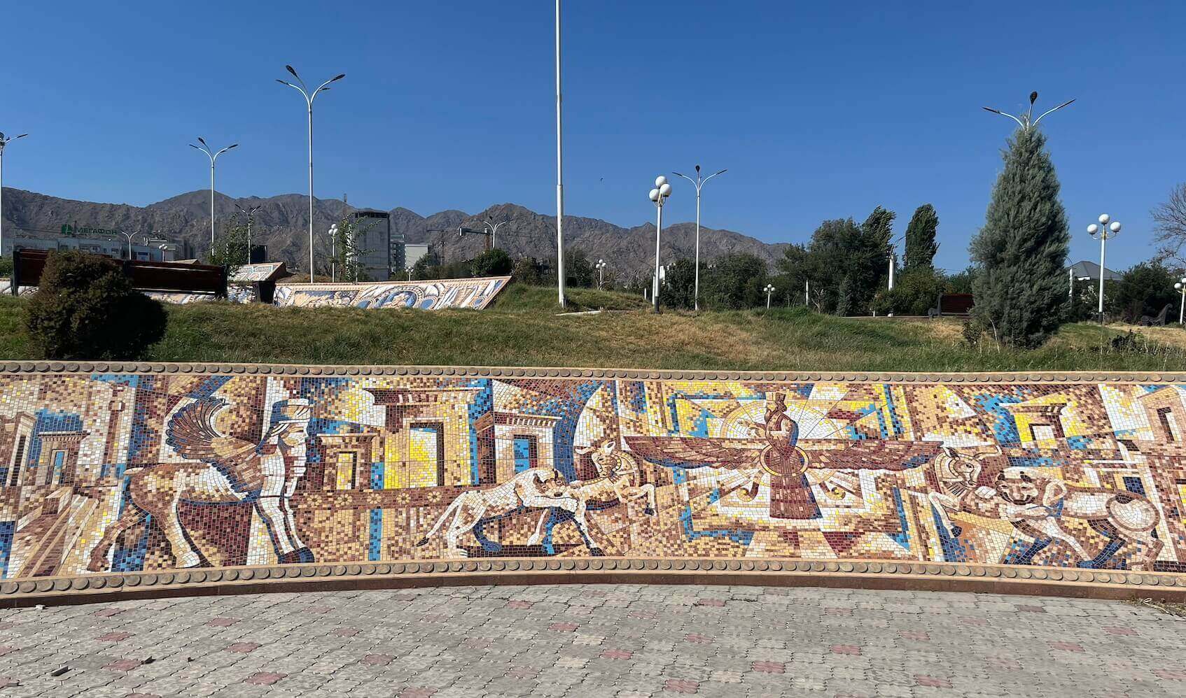 beautiful fresco in khujand