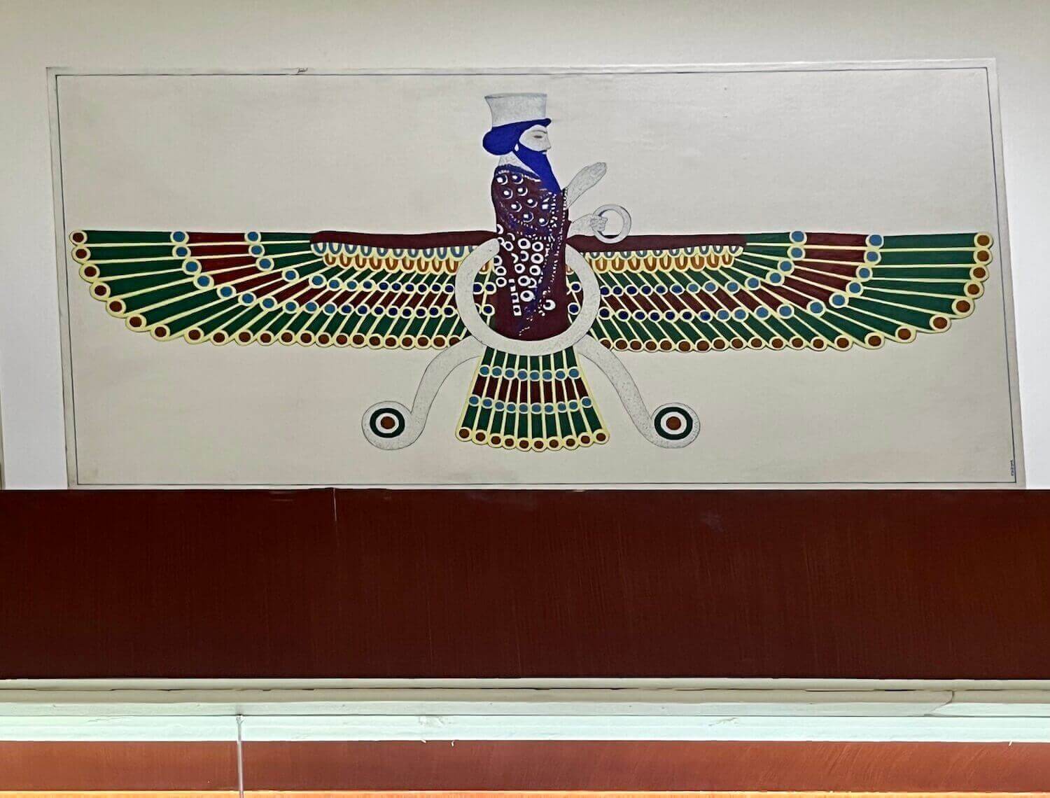 foruhar in zoroastrianism exhibit at tajik national museum