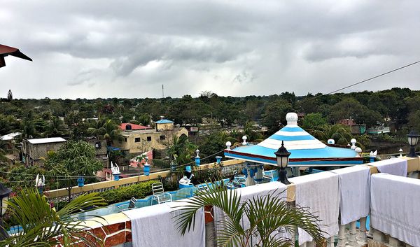 the rooftops of cap-haïtien at dusk