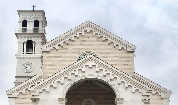 section of mother teresa cathedral in pristina