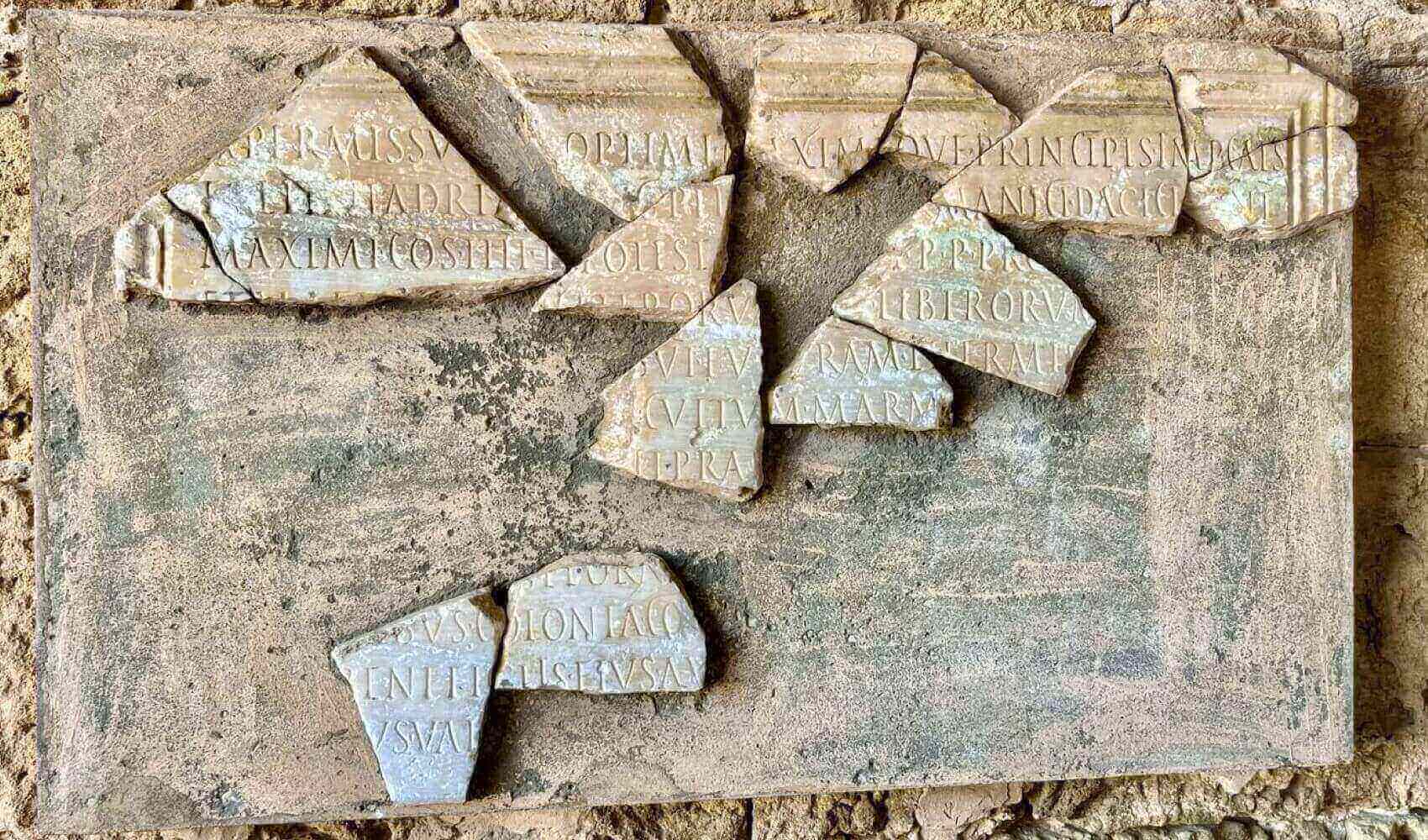 stone inscriptions from carthage