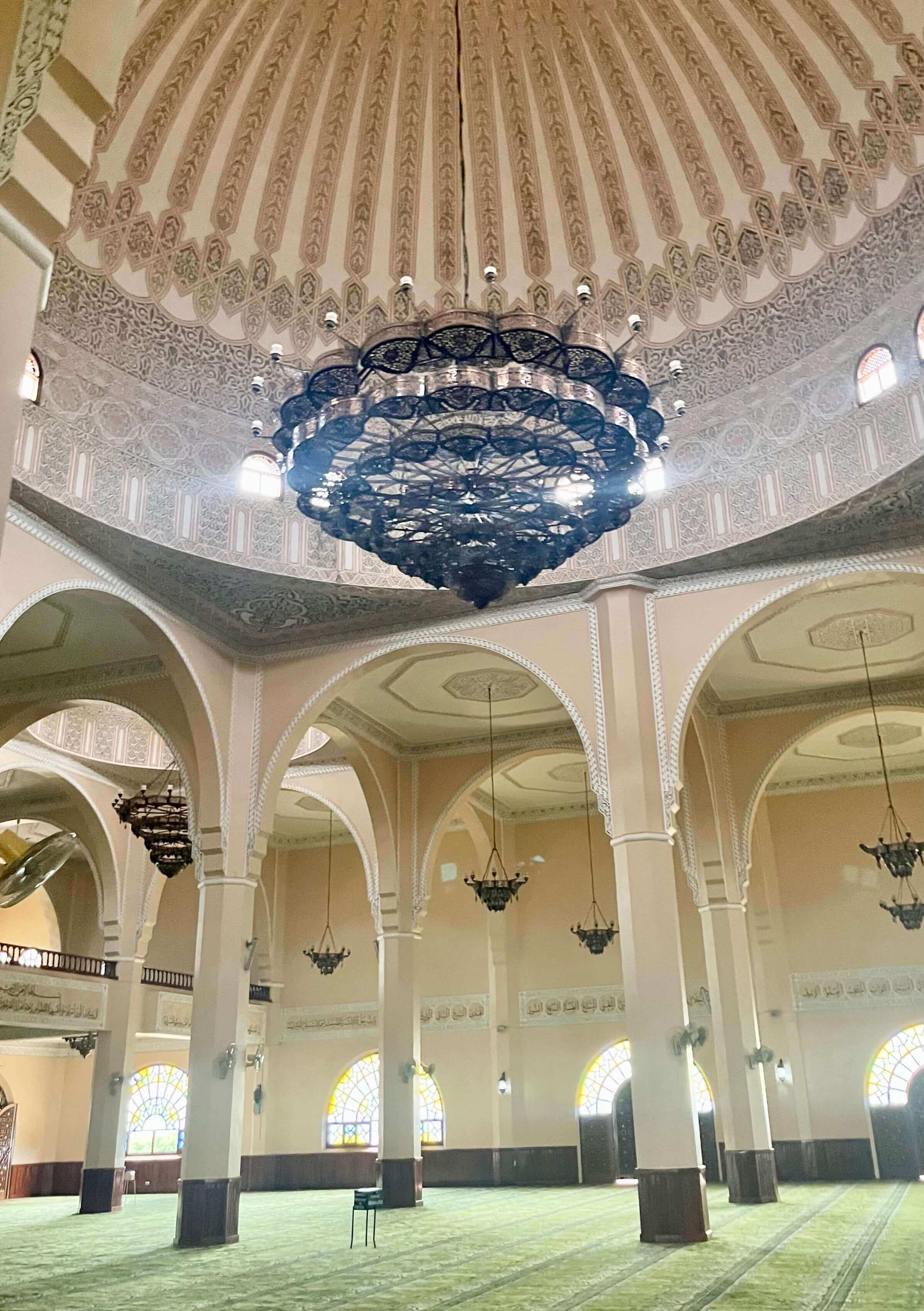 gaddafi mosque interior in kampala